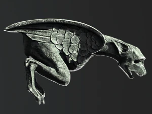 Waterspout Gargoyle Simargl 3D Model