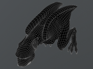 Waterspout Gargoyle Simargl 3D Model