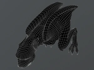 Waterspout Gargoyle Simargl 3D Model