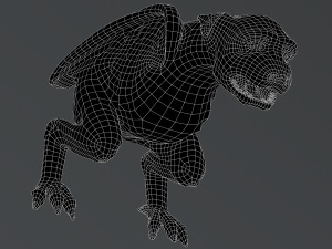 Waterspout Gargoyle Simargl 3D Model