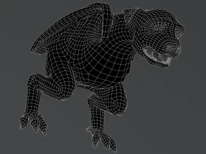 Waterspout Gargoyle Simargl 3D Model