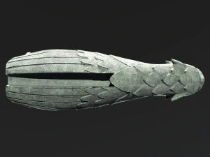 Waterspout Gargoyle Owl Parrot 3D Model