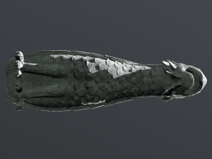 Waterspout Gargoyle Owl Parrot 3D Модель