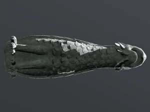 Waterspout Gargoyle Owl Parrot 3D Model