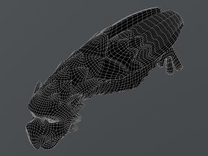 Waterspout Gargoyle Owl Parrot 3D Модель