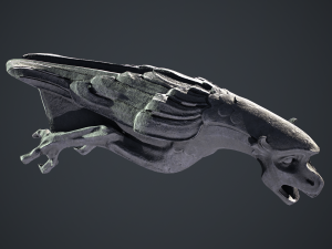 Waterspout Gargoyle Bennu Modelo 3D