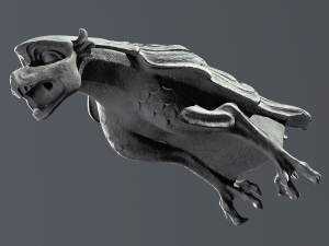 Waterspout Gargoyle Bennu 3D Model