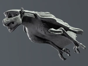 Waterspout Gargoyle Bennu 3D Model