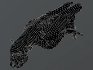 Waterspout Gargoyle Bennu 3D Model