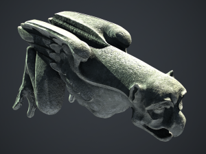 Waterspout Gargoyle Harpy Modelo 3D
