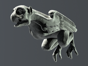 Waterspout Gargoyle Harpy 3D Model