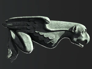 Waterspout Gargoyle Harpy 3D Model