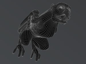 Waterspout Gargoyle Harpy 3D Model