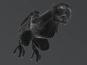 Waterspout Gargoyle Harpy 3D Model