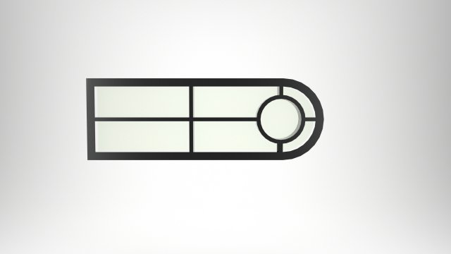 Ling window 3D Модель .c4d .max .obj .3ds .fbx .stl .blend 