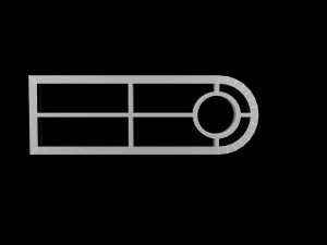 Окно Лин 3D Модель