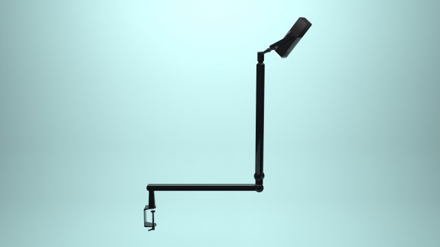 Gaming Microphone ling 3D Модель .c4d .max .obj .3ds .fbx .stl .blend 
