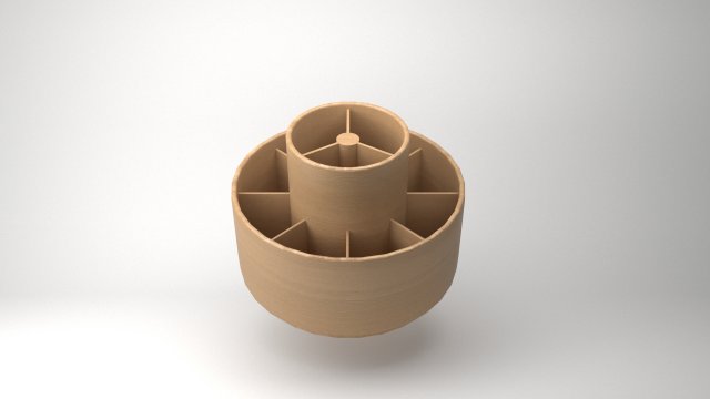 3d Pen Holder Model Modelo de Impressão 3D .c4d .max .obj .3ds .fbx .stl .blend 