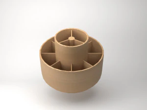 Modelo de porta-caneta 3D Modelo de Impressão 3D