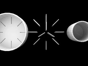 3d модель держателя ручки 3D Принт Модель