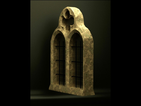 Medieval Window 3D Модель
