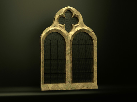 Medieval Window 3D-Modell