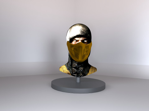 Scorpion Mask 3Dプリントモデル