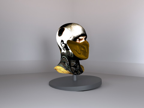 Scorpion Mask 3Dプリントモデル