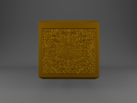 Artistic Pattern Storage Box 3D प्रिंट मॉडल