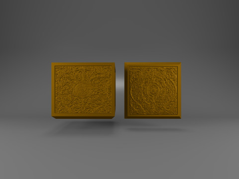 Artistic Pattern Storage Box 3D प्रिंट मॉडल