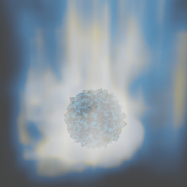Sphere on fire with animation Modello 3D .c4d .max .obj .3ds .fbx .stl .blend 