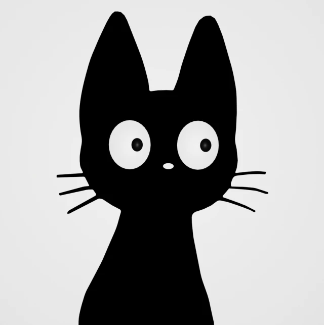 Gatto nero Modello 3D .c4d .max .obj .3ds .fbx .stl .blend 