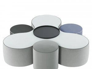 Soprar pufe Modelo 3D