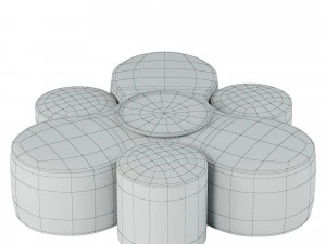 Soprar pufe Modelo 3D