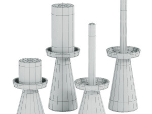 PillarCandleHolder 3D Модель