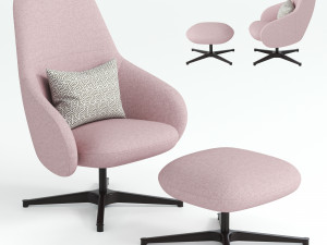 NEBULALOUNGEALUArmchair 3D Model