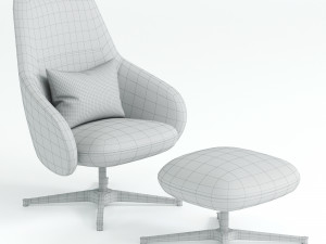 NEBULALOUNGEALUArmchair 3D Model