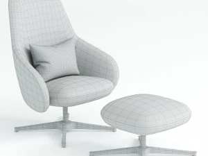 NEBULALOUNGEALUArmchair 3D Model
