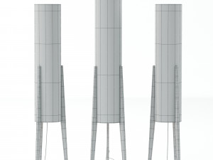 Rocket floor lamps 3D Модель