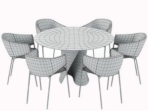 ElizachairandStable Modèle 3D
