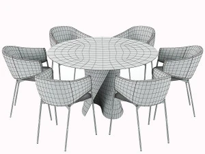 ElizachairandStable 3D Model