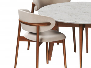 Oleandrochairtable 3D Model