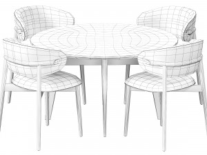 Oleandrochairtable 3D Model