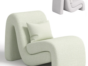 Curve Armchair 3D 모델