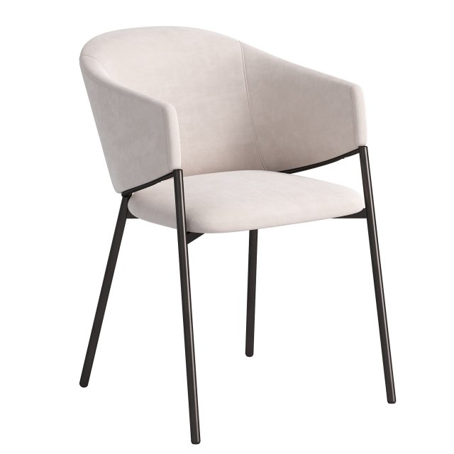Eliza Chair 3D Model .c4d .max .obj .3ds .fbx .stl .blend 