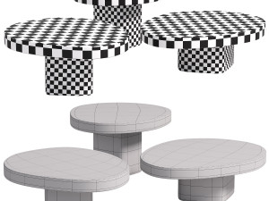 Balance 22 Coffee Tables 3D Model