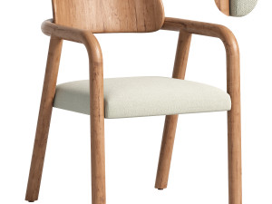 Elvia Dining Chair 3D Model