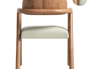 Elvia Dining Chair 3D Model