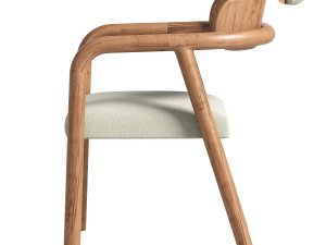 Elvia Dining Chair 3D Model