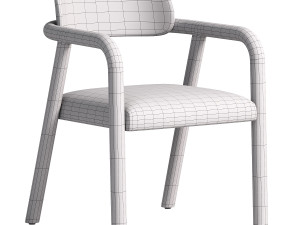 Elvia Dining Chair 3D Model